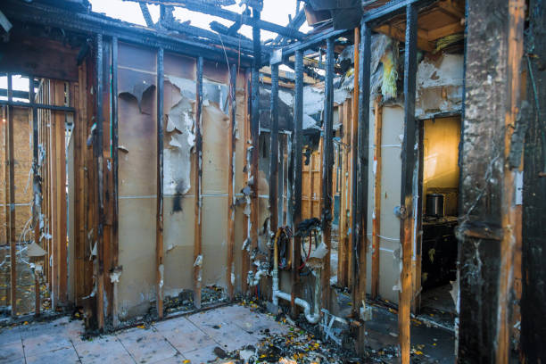 Professional Fire Damage Assessment technician working in Bunk Foss, WA